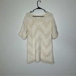 Lou & Grey Cream Textured Sweater